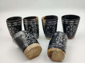 Cuerno Vikingo de Cuerno Natural, Ecológico, Religioso, de Primera Calidad, Artesanía Auténtica de un Proveedor Líder en India - Product Image 4
