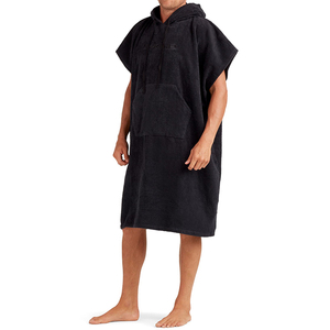 <span class=keywords><strong>Peignoir</strong></span> noir en pur coton <span class=keywords><strong>pour</strong></span> hommes adultes absorbant chaud <span class=keywords><strong>plage</strong></span> changeant Poncho à capuche-<span class=keywords><strong>pour</strong></span> la salle <span class=keywords><strong>de</strong></span> sport et les voyages - Product Image 5
