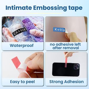 เครื่องพิมพ์ฉลากนูนแบบพกพา E975 น้ำหนักเบา ใช้งานง่ายที่บ้าน วัสดุ ABS - Product Image 4