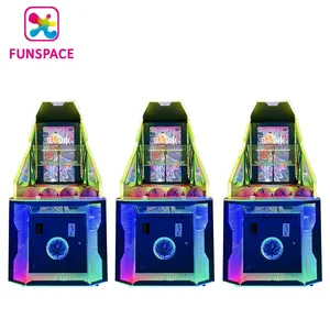 Funspace sikke işletilen Arcade kapalı eğlence merkezi basketbol makinesi sokak çekim hoop basketbol oyun makinesi