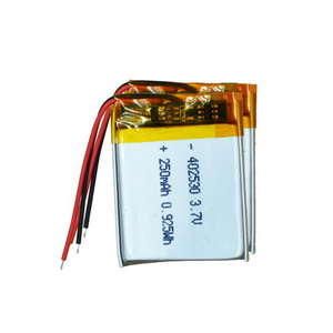 薄型402530 Lipoバッテリー3.7v 250mAhリチウムポリマーバッテリー042530駆動レコーダー用 - Product Image 5