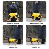 Gilet d'assistance pour chien Yilin Pet Premium - Conception multifonctionnelle en polyester, aide à la rééducation et à l'entraînement pour chiens de petite/moyenne taille