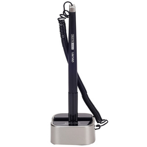 Deli Star Smiling Desk Pen 0.5mm Gel Ink Black Bullet Tip Office Counter Use - Product Image 4