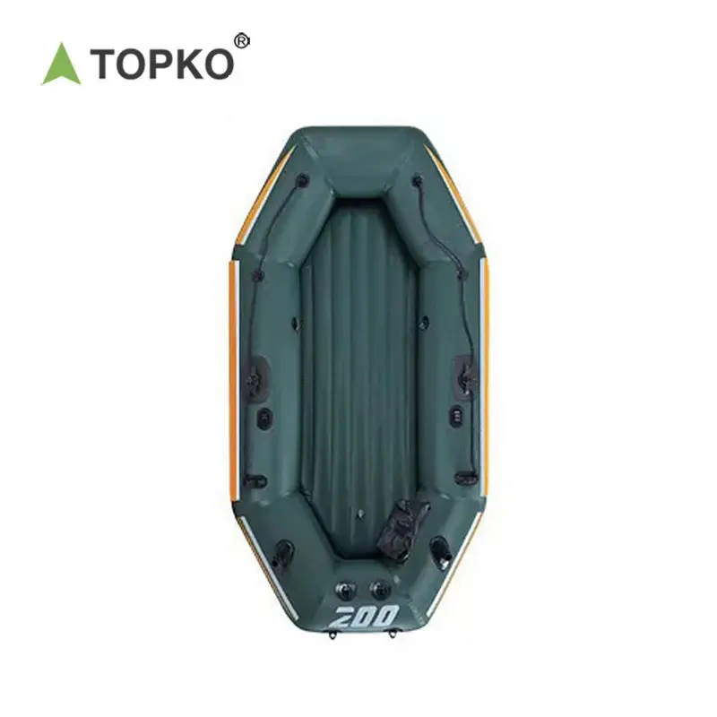 Topko comprar pedal de caiaque inflável, uma pessoa barata pvc inflável pedal de remo dobrável barcos de canoa à venda