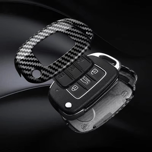 Funda para llave de coche estilo fibra de carbono Abs para Hyundai Tucson Sonata Santa Fe Elantra Accent Solaris Verna Ix25 Ix35 I20 I30 I40 - Product Image 6