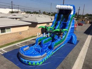 Tobogán acuático inflable para niños, palmera Tropical para fiesta al aire libre, <span class=keywords><strong>playa</strong></span>, patio trasero, <span class=keywords><strong>piscina</strong></span> de agua húmeda - Product Image 5