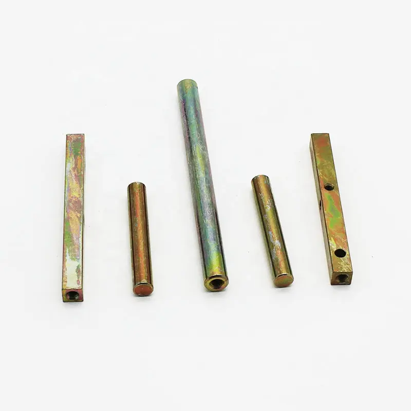 High quality custom metal Anodized aluminum Stainless Steel with threaded hole linear shaft cnc machining parts