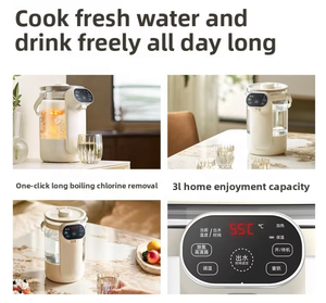 3L Full Automatic <b>Kettle</b> Heat Preservation Temperature Display for Office Household Use 220V Colored <b>Keep</b> <b>Warm</b> Feature Household - Product Image 3