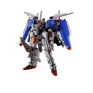 Modèle de robot mecha articulé bleu, blanc, rouge, objet de collection science-fiction pour la décoration de bureau et la collection de modèles. - Product Image 3