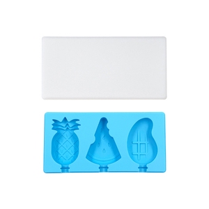 Thân Thiện Với Môi Cấp Thực Phẩm Silicone Cube Khuôn Dễ Thương Trái Cây Động Vật Popsicle Maker Cha-Con DIY Khỏe Mạnh Kem Khuôn Bóng Bourbon - Product Image 4