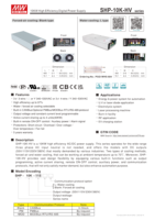 Fuente de Alimentación Conmutada CA-CC Industrial Trifásica Mean Well SHP-10K-55, 10KW, 55V, 131A, 10000W