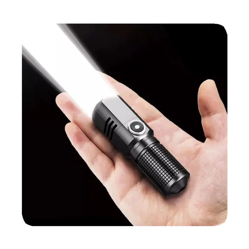 Neue wasserdichte Xhp50 Led Mini-USB-Torch-Lanterne wiederaufladbare zoom-Fischlanterne leistungsstarke Laterne tragbare Taschenlampe Camping Taschenlampe 2