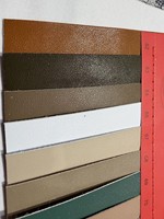 Cuir PU grainé pour la production de chaussures en cuir, écologique et résistant à l'usure, couleurs personnalisées disponibles