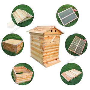 Juego Completo de <span class=keywords><strong>7</strong></span> Piezas de Colmena de Madera de Abeto Chino con Flujo Automático para Apicultura, Marca <span class=keywords><strong>SM</strong></span> - Product Image 2