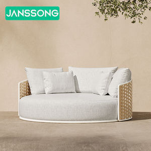 ชุดเตียงอาบแดดสำหรับลานบ้านโรงแรมทำจากโลหะทันสมัยเตียงอาบแดดสำหรับสระว่ายน้ำลานพักผ่อนกลางแจ้ง - Product Image 3