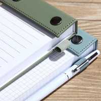 Bloc-notes A6 personnalisé auto-adhésif avec feuilles détachables, nom personnalisé, format de poche, liste de tâches, notes amovibles, couleur personnalisée, découpe sur mesure
