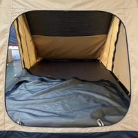 Tente de toit rigide en aluminium, une chambre, ouverture rapide, quatre saisons, imperméable, double couche, protection UV50+, éclairage LED 3 couleurs