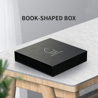 Vente en gros de boîtes de chocolat pour bonbons boîtes de cadeau en forme de livre de truffes rigides en chocolat boîtes à montage automatique de luxe avec logo personnalisé