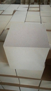 Monolithe catalytique en céramique alvéolée Cordierite-Mullite résistant à la chaleur pour brûleur à gaz et <span class=keywords><strong>barbecue</strong></span> - Product Image 3