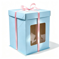 Boîte de boulangerie en papier alimentaire, emballage de luxe en carton doré, boîte cadeau pliable pour les fêtes, logo personnalisé, impression UV, écologique