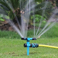 Arroseur rotatif à piquet pour extérieur, accessoires d'irrigation par aspersion simple pour parterres de fleurs et de légumes