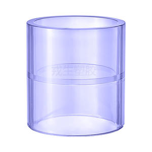 Raccord d'union transparent en PVC Rong Sheng, norme nationale, insertion interne, connexion directe, raccord de plomberie, réducteur - Product Image 1