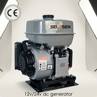 Generador de Gas de Doble Combustible (GLP/Gasolina) de 12V, 24V para Camiones, Autobuses y Aire Acondicionado, Fabricado en China