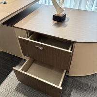 Bureau de direction moderne de luxe, mobilier de bureau de style simple de haute qualité à prix abordable, bureau de haute qualité