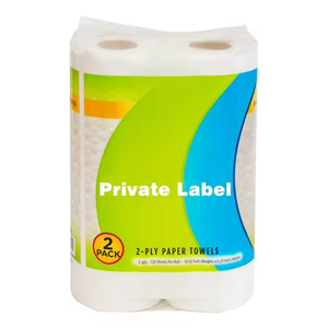 Prix de gros, serviettes en papier absorbantes blanches, résistantes, 3 plis, emballage personnalisé, pour la cuisine, pour la restauration - Product Image 4