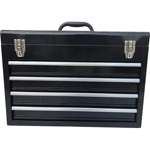 Cheap Toolbox Steel Portable Multi function Metal Tool Box 4 Drawers tool sets professional box cabinets Vehicle tool cabinet