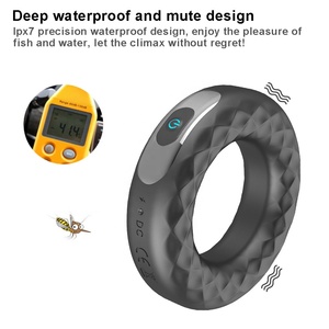 Anello Vibrante <span class=keywords><strong>per</strong></span> <span class=keywords><strong>Pene</strong></span> in Silicone, Ritardante <span class=keywords><strong>per</strong></span> l'Eiaculazione, Anello Vibrante <span class=keywords><strong>per</strong></span> <span class=keywords><strong>Pene</strong></span> a Lunga Durata, Giocattolo Erotico <span class=keywords><strong>per</strong></span> Uomini - Product Image 5