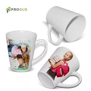 <span class=keywords><strong>Taza</strong></span> de Café Cónica de 12oz <span class=keywords><strong>para</strong></span> Sublimación, Diseño de Dibujos Animados, Personalizable, Blanca, de Cerámica, <span class=keywords><strong>para</strong></span> Sublimación, Venta al Por Mayor - Product Image 5