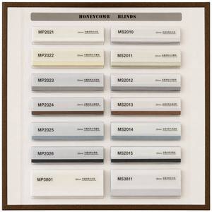 Tissu <span class=keywords><strong>occultant</strong></span> alvéolé 20 mm isolant <span class=keywords><strong>thermique</strong></span> en spunlace pour stores de porte coulissante - Product Image 5