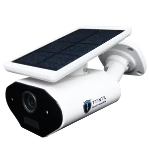 Panneau solaire Alimenté Surveillance Extérieure De Stockage en Nuage Caméra IP Intelligente À Piles Application Gratuite Tuya Cam