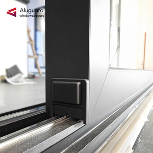 Porte de jardin en aluminium, de grande dimension, à cadre mince, garantie 10 ans, style minimaliste - Product Image 5