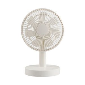 Ventilador de Escritorio Portátil de Mano, Batería de 4000 mAh, Recargable por USB, Motor de Corriente Continua de 5 W, Cinco Velocidades, Cuerpo Plegable de Plástico, Colores Negro, Rosa y Blanco - Product Image 6