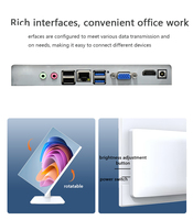 Monoblock pc 23,8/27 inch 11e generatie I5 AIO computer 8GB DDR4 256GB SSD desktop all-in-one pc voor zakelijk/kantoor gebruik