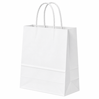 Sacs en papier cadeau de luxe, sacs shopping en kraft personnalisés avec logo et poignées pour l'emballage de vêtements de boutique