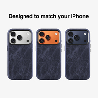 Étui en cuir italien de luxe pour iPhone 15/16/18 Pro Max, support magnétique avec protection à 360° - Accessoires technologiques de haute qualité