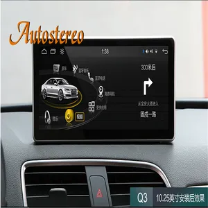 Katlanabilir ekran radyo Android 10.0 Audi için Q3 2012-2018 araba multimedya oynatıcı GPS navigasyon 4G/5G LTE kafa ünitesi otomatik Stereo