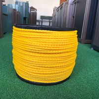 Prêt à expédier Corde en polyéthylène tressée creuse de 1/4 po 1000 pieds Corde en PE toutes saisons Premium Multi-usages Ligne de sécurité