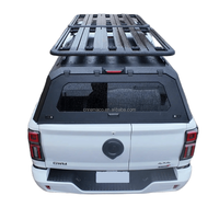 Accessoires de survol de terrain 4x4, pièces de tourisme 4x4, plateforme de toit plate en aluminium universelle 1,25*1,35 m pour pick-up