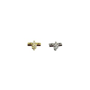 Copper Plated Gold Zircon Butterfly Jewelry Findings For Bracelet Making 10Pcs DIY Accessories - Product Image 5