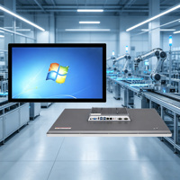 Monitor LCD Industrial de 10~15~27 Pulgadas para Embarcaciones Marinas, Pantalla Impermeable de Alto Brillo para Exteriores con Cristal AG+