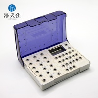 Boîte de désinfection personnalisée, boîte à outils pour ciseaux et limes à os, boîte de mélange de poudre d'os, en promotion