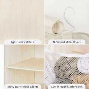 Top Selling 5 Shelf Hanging Weekly Clothes Organizer Clothes Organizer Storage Foldable Closet Drawer Organizer - Product Image 6