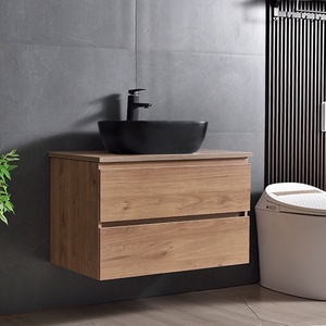 <span class=keywords><strong>Meuble</strong></span>-lavabo mural moderne pour <span class=keywords><strong>salle</strong></span> <span class=keywords><strong>de</strong></span> <span class=keywords><strong>bain</strong></span> complète, 800 mm, en <span class=keywords><strong>bois</strong></span> <span class=keywords><strong>massif</strong></span>, MDF, contreplaqué, écologique, avec lavabo et plan <span class=keywords><strong>de</strong></span> travail inclus - Product Image 6