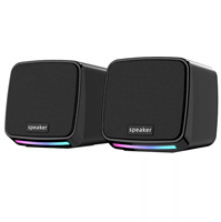 Haut-parleur de jeu portable mini DC RGB 2.0, alimenté par USB, idéal pour les joueurs – Vente chaude directe usine