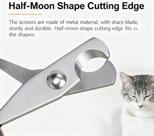 Nâu bằng gỗ kéo móng tay Mèo Cắt Móng Tay vật nuôi Clipper Hot Bán Vật Nuôi chải chuốt Công cụ Cắt cho chó nhỏ mèo - Product Image 2