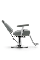 Chaise de Barbier Professionnelle Moderne de Bonne Qualité, Durable, Pivotante à 360 Degrés, Inclinable, avec Pompe Hydraulique Robuste pour Salons de Coiffure et Écoles